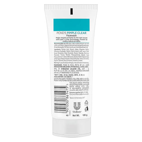 Ponds Pimple Clear Face Wash